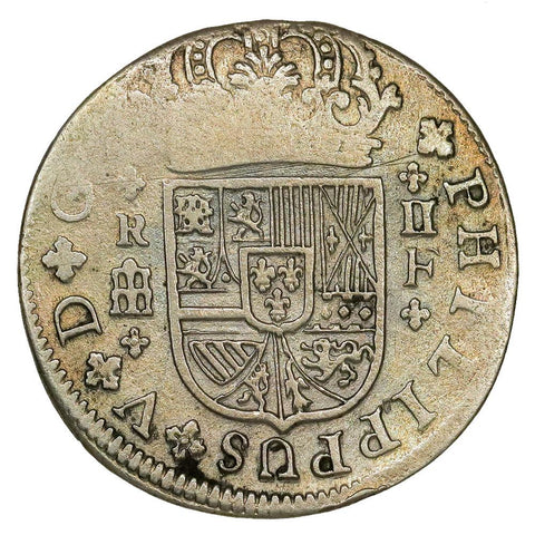 1722-F Spain Silver 2 Reales KM.328- Fine