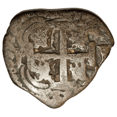 1737-P ? Bolivia Silver 1 Real Cob Coinage KM.28a - Very Fine