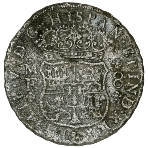 1740-MF Mexico Silver 8 Reales KM.103 - Very Fine Details (Sea Salvage)