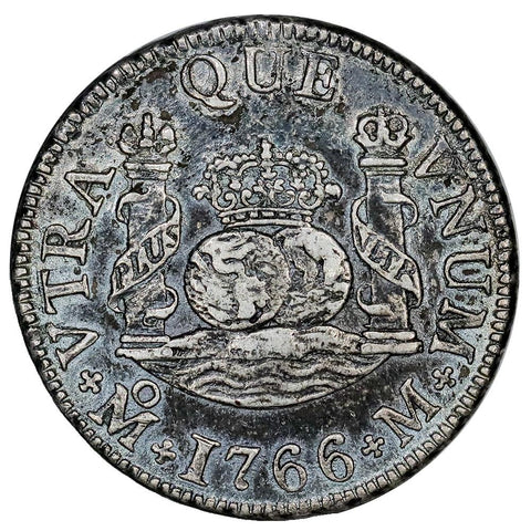 Mexico, 1766-M Silver 2 Reales - KM.87 - Extremely Fine Detail
