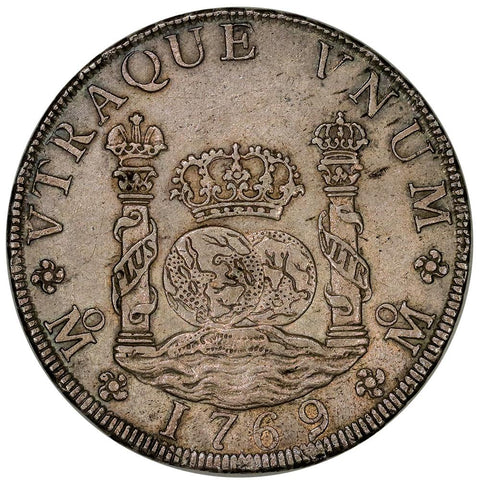 1769-MF Mexico Silver 8 Reales KM.103 - Extremely Fine