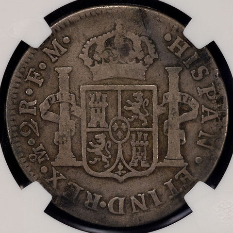 Mexcio - 1773 MoFM Mexico City Mint Charles III 2 Reales - KM.88.2 - NGC VG 8