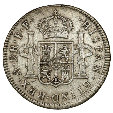 1781-FF Mexico Silver 2 Reales KM.88.2 - Very Fine+ Detail