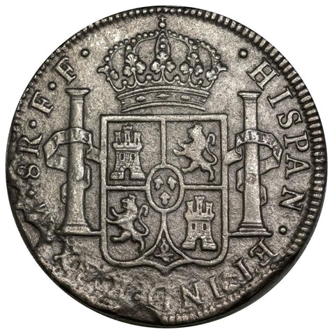 1783-FF Mexico Silver 8 Reales KM.106.2 - Very Fine Detail (Salt Water)