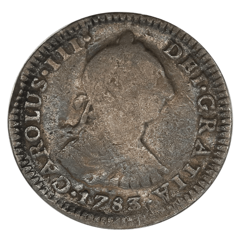 1783-FF Mexico Silver Real KM.78.2 - Fine