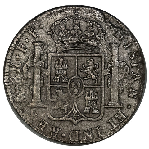 1783-FF Mexico Silver 8 Reales KM.106.2 - Very Fine Detail (Saltwater Effect)