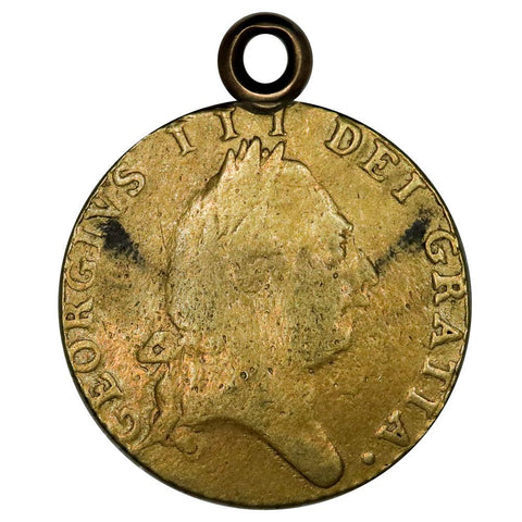 1787 Great Britain Gold Half Guinea KM.608 - Fine Details (looped)