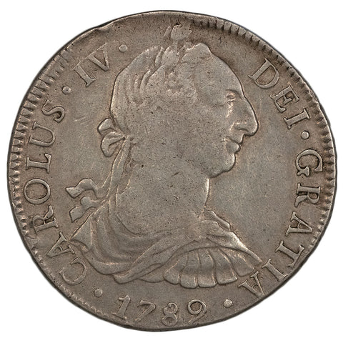 1789-Mexico Silver 8 Reales KM.107 - Very Fine