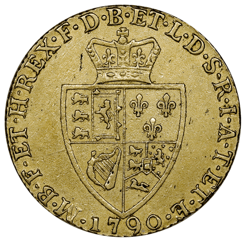 1790 Great Britain Gold Guinea KM.609 - Very Fine