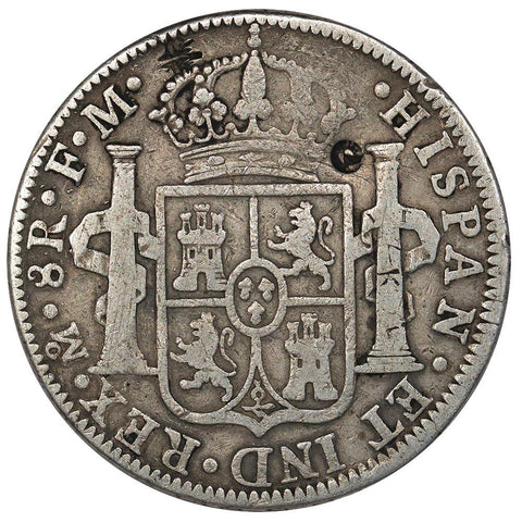 1795-FM Mexcio Charles IV 8 Reales - KM.109 - Fine/Very Fine