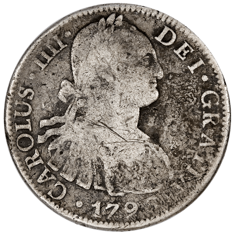 1795-FM Mexcio Charles IV 8 Reales - KM.109 - Very Good/Fine