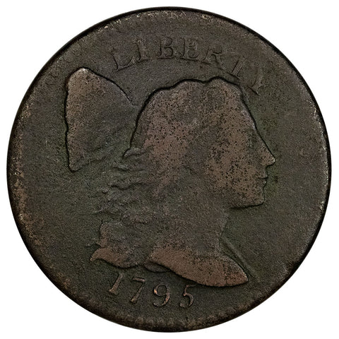 1795 Plain Edge Liberty Cap Large Cent - Very Good+ Details