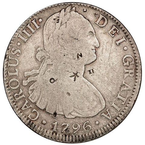 1796-FM Mexico Silver 8 Reales KM.109 - Fine