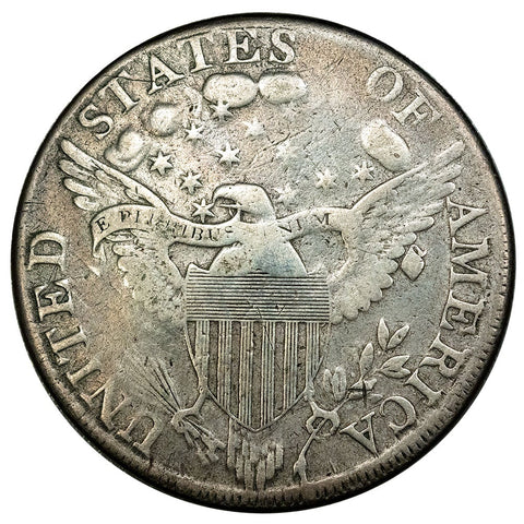1798 Pointed 9 Draped Bust Dollar B-24, BB-124 (R2) - Very Good