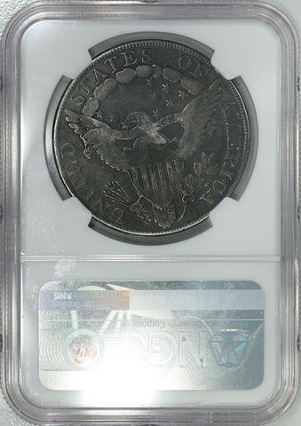 1798 Draped Bust Dollar Lg. Eagle/Pt. 9s B-29, BB-119 R.3 - NGC Fine 12