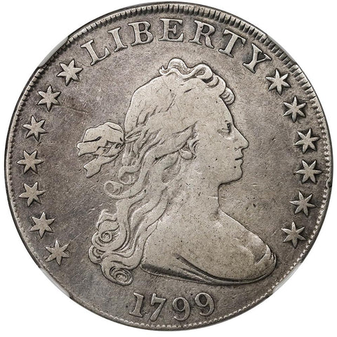 1799 Draped Bust Dollar B-165, BB-8 [R2] - NGC VG 10
