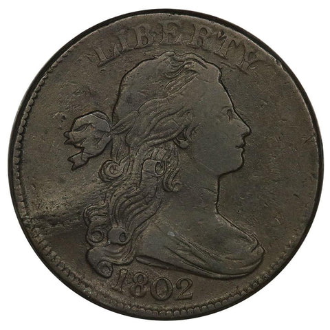1802 Draped Bust Large Cent ~ Very Fine Details