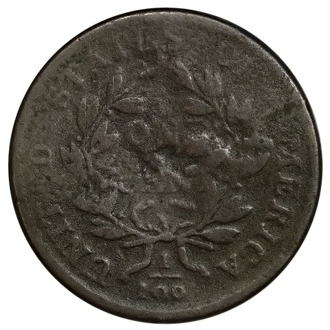 1803 Draped Bust Cent- H.S. Burges Counterstamp (Rulau MD Ba-125) - Good Details