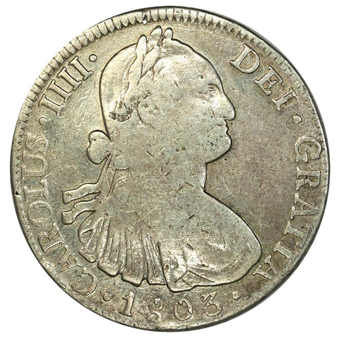 1803-FT Mexico Silver 8 Reales KM.109 - Fine
