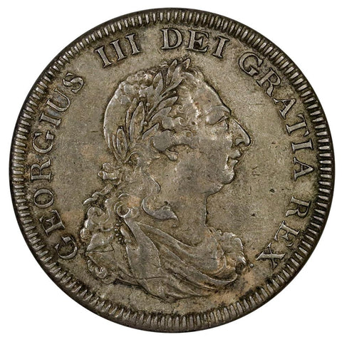 1804 Great Britain George III Silver 5 Shillings (Dollar) - KM.Tn1 - Extremely Fine