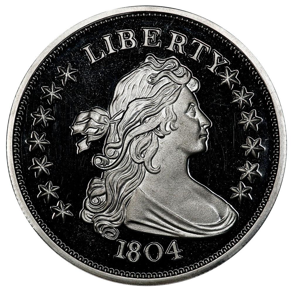 999 Fine Copper 1 Oz Pure – 1804 Draped Bust Dollar Design, .999 Fine  Copper Round