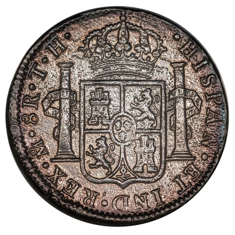 1805-TH Mexico Silver 8 Reales KM.109 - Fine, Salt Water