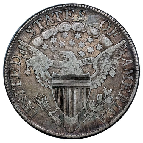 1806 Draped Bust Half Dollar P6/Stems ~ Overton 115a [R2] - Very Fine