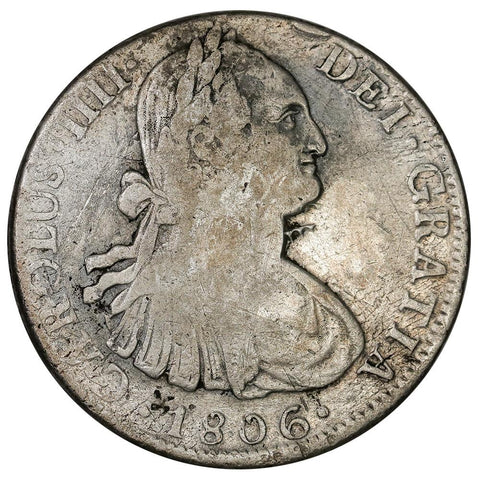 1806-TH Mexico Silver 8 Reales KM.109 - Fine
