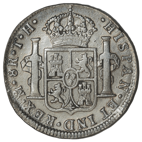 1808-TH Mexico Silver 8 Reales KM.109 - Very Fine