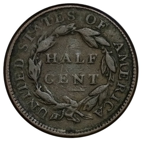 1809 Classic Head Half Cent -Very Fine