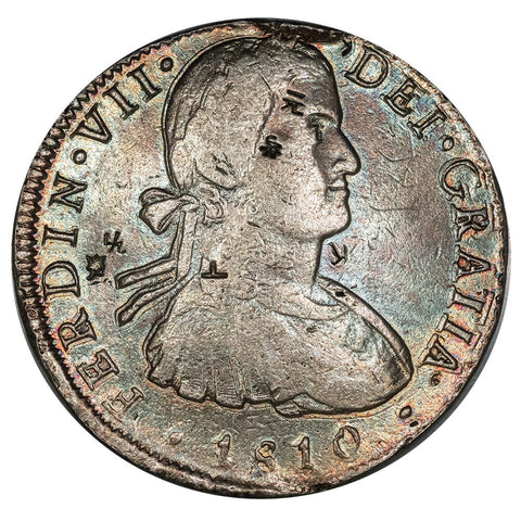 1810-HI Mexico Silver 8 Reales KM.110 - Fine, Chop Marks