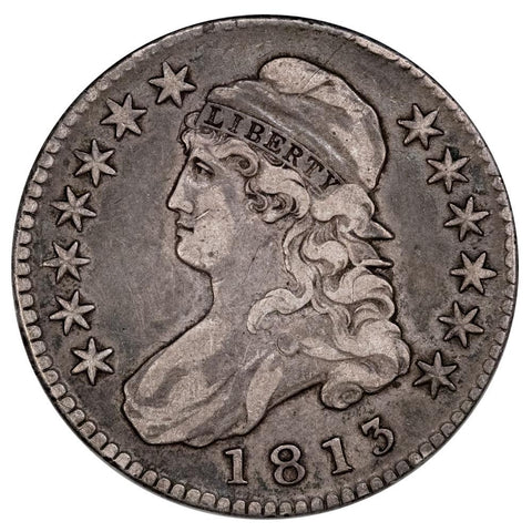 1813 Capped Bust Half Dollar - Overton 103 [R2] - Very Fine