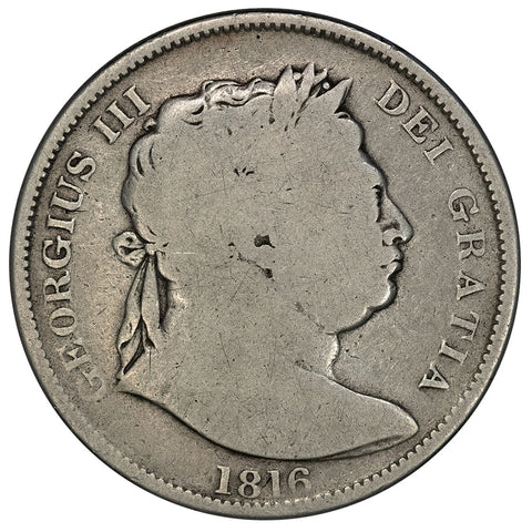 1816 Great Britain Silver Half Crown KM. 667 - Good+