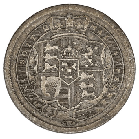1816 Great Britain Silver Shilling KM.666 - Very Fine