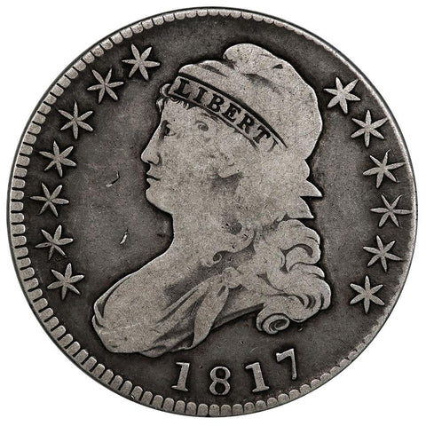 1817 Capped Bust Half Dollar O-109 (R2) - Very Good/Fine