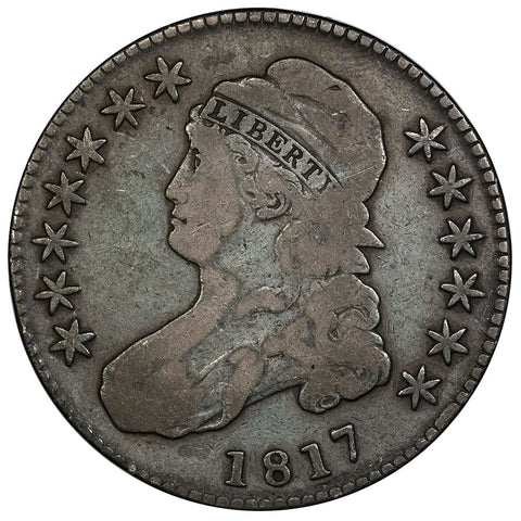 1817 Capped Bust Half Dollar - Overton 110 [R2] - Fine