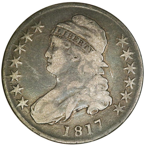 1817 Capped Bust Half Dollar - Overton 111 [R1] - Fine+