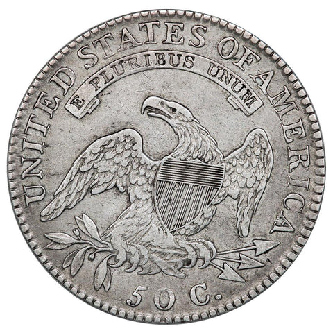 1819/8 Lg. 9 Capped Bust Half Dollar - Overton 102 [R2] - Very Fine