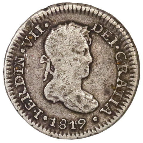 1819-LIMAEJP Peru Ferdinand VII Half Reale KM.113.2 - Fine