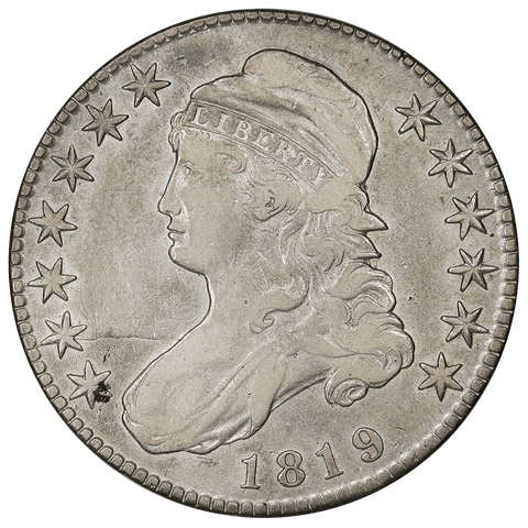 1819 Capped Bust Half Dollar - Overton 107a (R3) - Very Fine