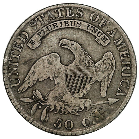 1821 Capped Bust Half Dollar - Fine Detail (holed/repaired)