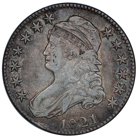 1821 Capped Bust Half Dollar - O.104a [R2] - Very Fine