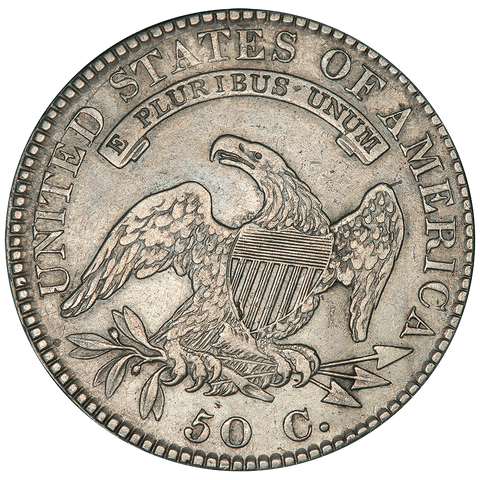 1821 Capped Bust Half Dollar - Overton 104a (R2) - Extremely Fine