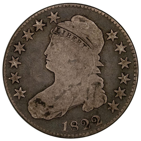 1822 Capped Bust Half Dollar - Very Good