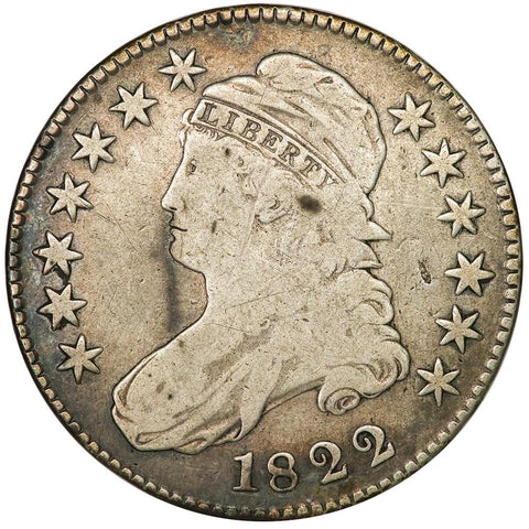 1822 Capped Bust Half Dollar - Overton 103 [R5] - Fine