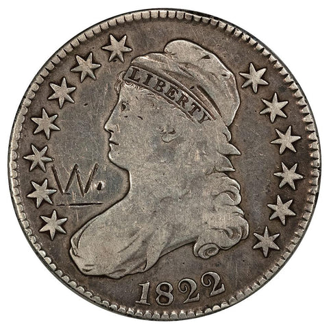 1822 Capped Bust Half Dollar - Overton 105 [R3] - Very Good Detail