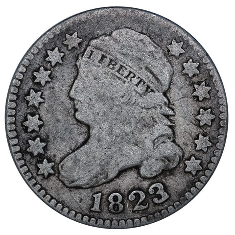 1823/2 Lg. Es Capped Bust Dime - Very Good