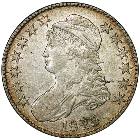 1825 Capped Bust Half Dollar - Overton 104 [R4+] - About Uncirculated