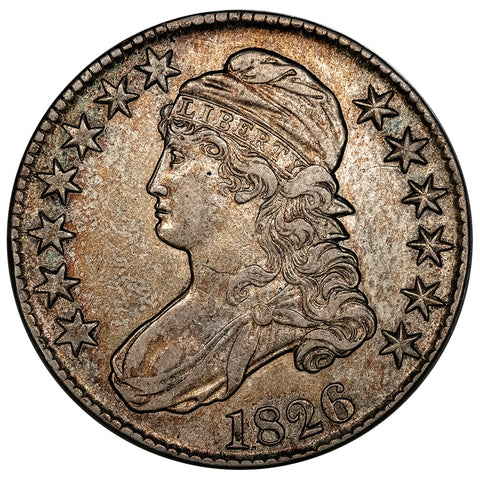 1826 Capped Bust Half Dollar - Overton 105 (R3) - Extremely Fine+