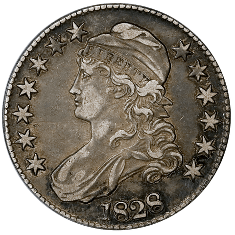 1828 Capped Bust Half Dollar - Overton 108 (R3) - XF+